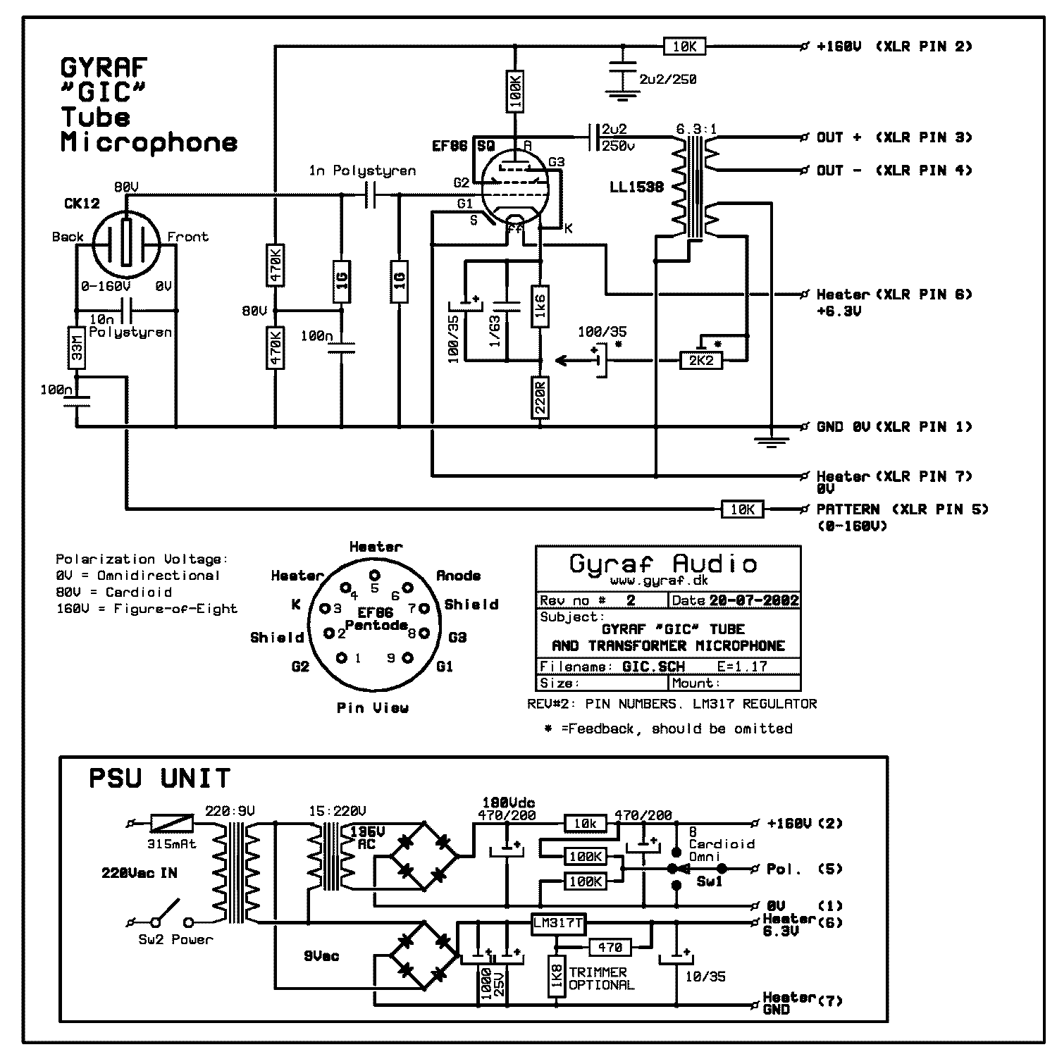 Condenser Microphone Wiring Diagram from www.gyraf.dk